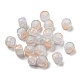 Filo di perle di vetro craquelé trasparente GLAA-D012-01B-2
