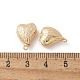 Латунь сердце коробка застежками KK-U052-29G-4