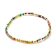 Bracelets de cheville en perles de rocaille en verre AJEW-AN00469-5