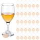 Nbeads Bausätze für flache runde Weinglasanhänger zum Selbermachen DIY-NB0007-09-1