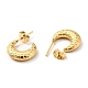 Ion Plating(IP) 304 Stainless Steel Crescent Moon Stud Earrings EJEW-G293-10G-2