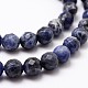 Natural Sodalite Beads Strands X-G-D840-19-6mm-3