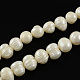 Hebras de perlas de agua dulce cultivadas naturales X-A02S7015-1
