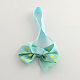 Polka dot tissu bandeaux de bébé accessoires pour cheveux bowknot élastiques X-OHAR-Q002-20K-2