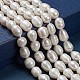Natural Cultured Freshwater Pearl Beads Strands X-PEAR-S012-42-2