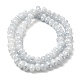 Pearl Luster Plated Electroplate Glass Beads GLAA-G106-02A-PL03-2