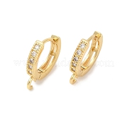 Латунные серьги-обручи KK-L152-20G