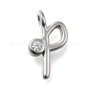 Латунные микро проложить кубического циркония подвески KK-B132-12P-P