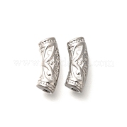 Изогнутые трубчатые бусины из нержавеющей стали 304 STAS-I321-27P