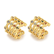 Серьги-манжеты из циркония EJEW-C104-105G