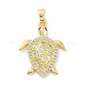 Латунные микро проложить кубического циркония подвески KK-F877-13G