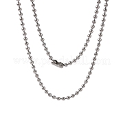 Ожерелья из шариковой цепи из нержавеющей стали 304 CHS-O005-B-1.5mm