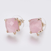 Серьги из граненого стекла GLAA-F084-C11