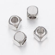 304 Stainless Steel Beads STAS-H426-02-4MM