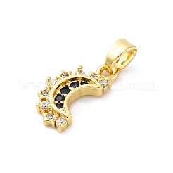 Pendentifs avec zircon cubiques à micro-pavés en laiton&nbsp;KK-S510-10G