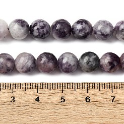 Perles naturelles de perles de lépidolite&nbsp;X-G-G284-A02-8mm