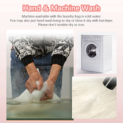 Quadratische Teppichmatte aus Acrylfasern&nbsp;AJEW-WH20018-06C