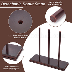 Donuthalter aus Holz&nbsp;AJEW-WH0472-12