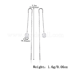 S925 Silber Zirkon Wassertropfen Ohrringe Halskette Set eleganter minimalistischer Schmuck für den täglichen Gebrauch&nbsp;ZZ8208-3