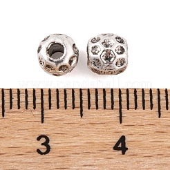 Antike tibetische Perlen aus Silberlegierung&nbsp;FIND-S230-15AS