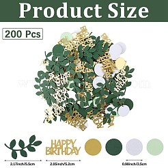 200 Stück Papierkonfetti&nbsp;AJEW-CP0010-78A
