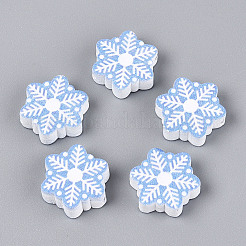 Ensemble De 420 Pcs Perles En Bois D'Érable Perles Imprimées De Formes