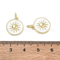 Pendentifs d'émail en laiton &nbsp;KK-CBA9234-01G