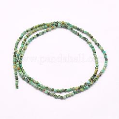 Natürlichen afrikanischen Türkis Perlen Stränge&nbsp;G-F509-29-2mm