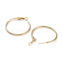 Anello orecchini a cerchio in acciaio inossidabile 304 per donna uomo&nbsp;EJEW-B049-02B-G