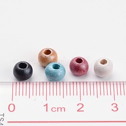 Runde Naturholzperlen&nbsp;WOOD-Q017-6mm-M-LF