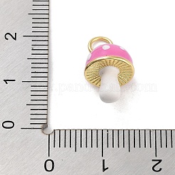 Echte 18k vergoldete Messing-Emaille-Anhänger&nbsp;LS-KK-M293-24G-01