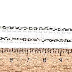 Anlaufgeschützte klassische schlichte 304 Edelstahl Herren Damen Ankerkette Halskette Herstellung&nbsp;STAS-P045-01P