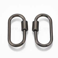 Ciondoli con moschettone a vite in ottone&nbsp;KK-T047-07