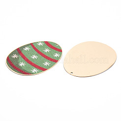 Pendentifs en laiton peints&nbsp;KK-N223-20-02-NR