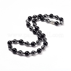 Collares y pulseras elásticas y aretes colgantes conjuntos de joyas&nbsp;SJEW-I198-01P