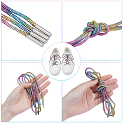Gummi-Strass-Schnürsenkel&nbsp;AJEW-WH0752-498C