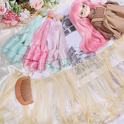 Peluca de muñeca de pelo largo&nbsp;DOLL-GL0001-04A
