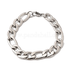 201 Edelstahl-Panzerkettenarmbänder für Herren&nbsp;STAS-T077-22A-03P