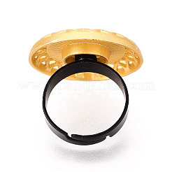 Base de bague de lunette réglable en alliage et fer avec plateau rotatif&nbsp;MAK-T012-05G