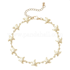 Bracelets en acier inoxydable 304 à maillons en forme d'étoile de mer pour femmes&nbsp;AJEW-AN00769