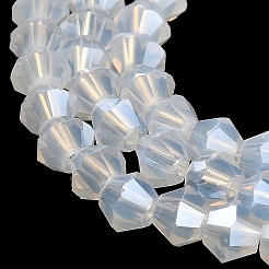 Chapelets de perles en verre électroplaqué d'imitation jade&nbsp;LS-EGLA-A039-J2mm-A05