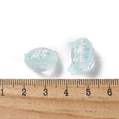 Handgefertigte Stränge aus Folien-Bunte Malereiperlen&nbsp;FOIL-Z001-04B