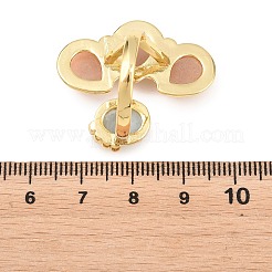 Manschettenringe aus natürlichem Sonnenstein und natürlichem Aquamarin&nbsp;GG-G001-03G-08
