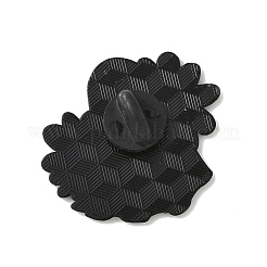 Spille da bavero smaltate a forma di fantasma di Halloween&nbsp;JEWB-K018-33A-EB