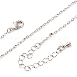 Halsketten mit Messingstruktur und Ankerkette&nbsp;MAK-L045-06P