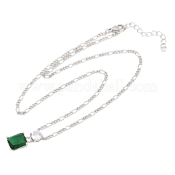 Figaro-Kette mit Anhänger aus Messing&nbsp;NJEW-F364-02P