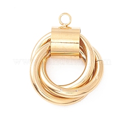 Pendenti in acciaio inox 304 con placcatura sotto vuoto pvd&nbsp;STAS-A059-01A-G