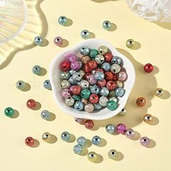 Sprühen gemalte Acrylperlen-Spitzlackiert&nbsp;ACRP-Q018-8mm-M