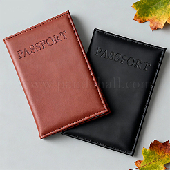 2 étui à passeport en cuir PU bicolore (2 pièce)&nbsp;OFST-CL0001-10C