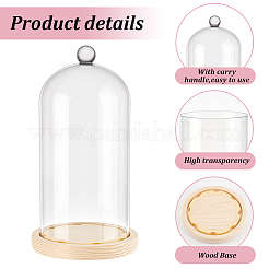 Couvercle de dôme en verre&nbsp;AJEW-WH0348-293F